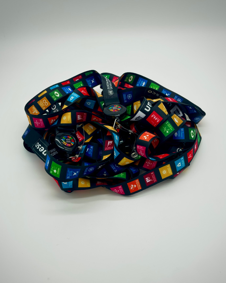 Cordón porta credencial Objetivos de Desarrollo Sostenible (ODS)