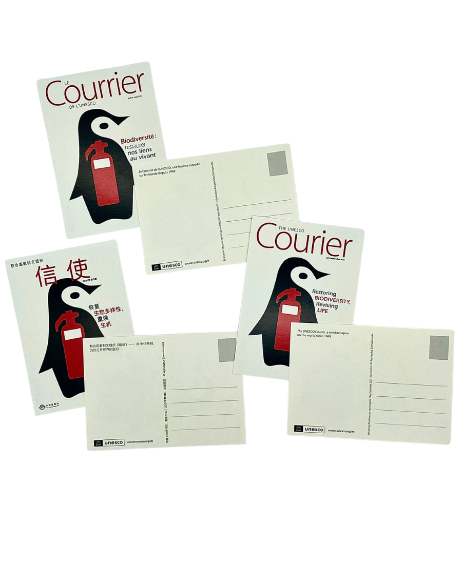 Carte Postale Le Courrier de l'UNESCO: Biodiversité restaurer