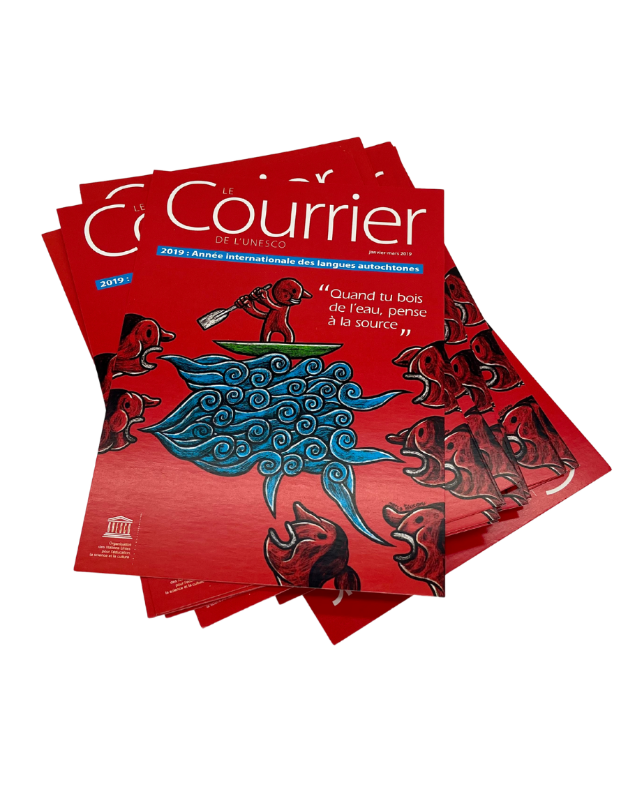 Carte Postale le Courrier de l'UNESCO : 2019 Année des langues autochtones