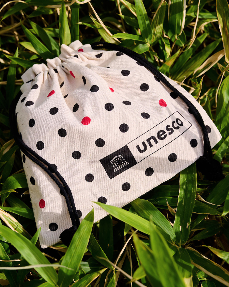Pochon à pois UNESCO