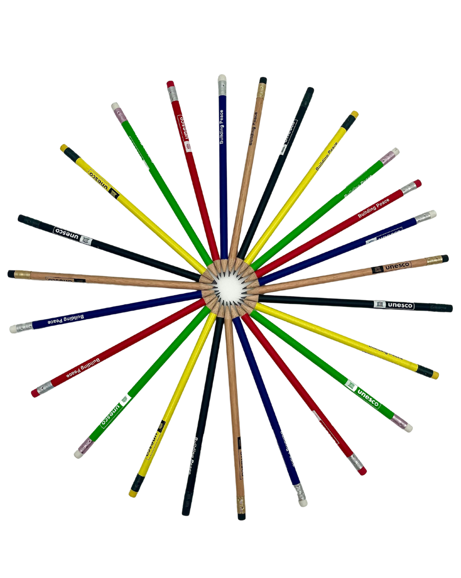 Crayon à papier muticouleurs