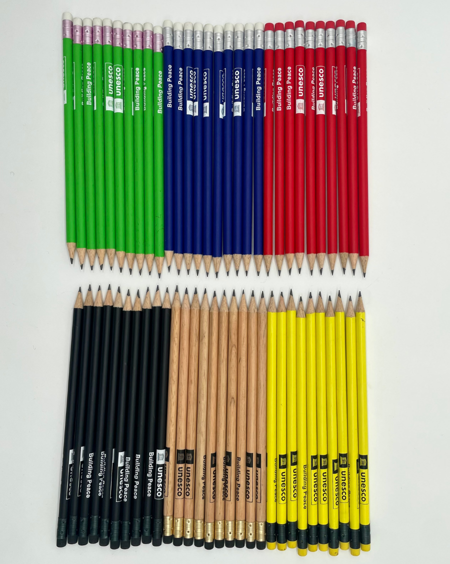 Crayon à papier muticouleurs