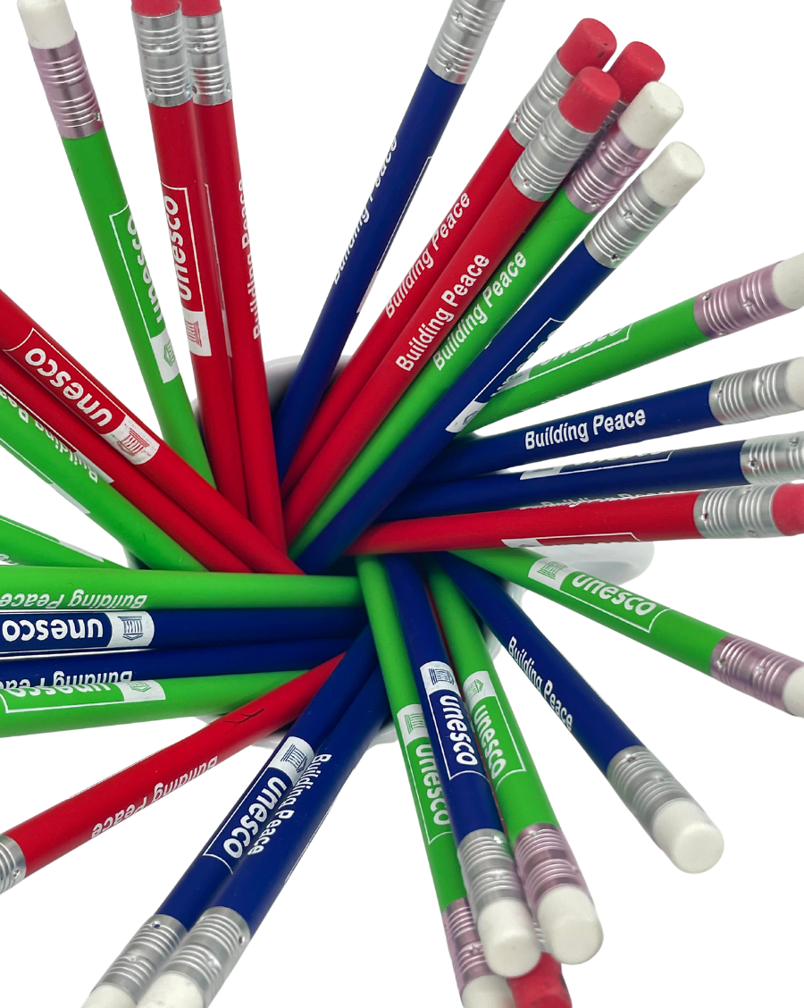 Crayon à papier muticouleurs