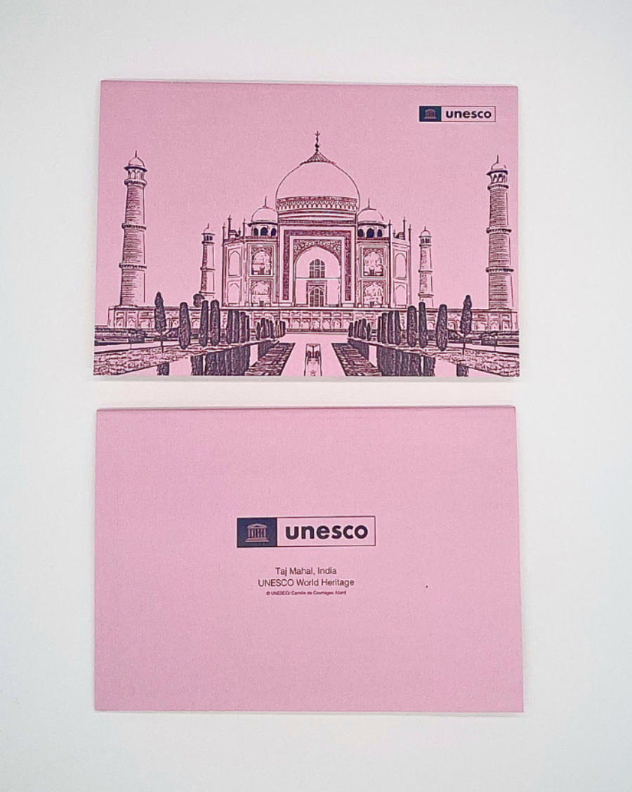 Cuaderno del patrimonio mundial: Taj Mahal