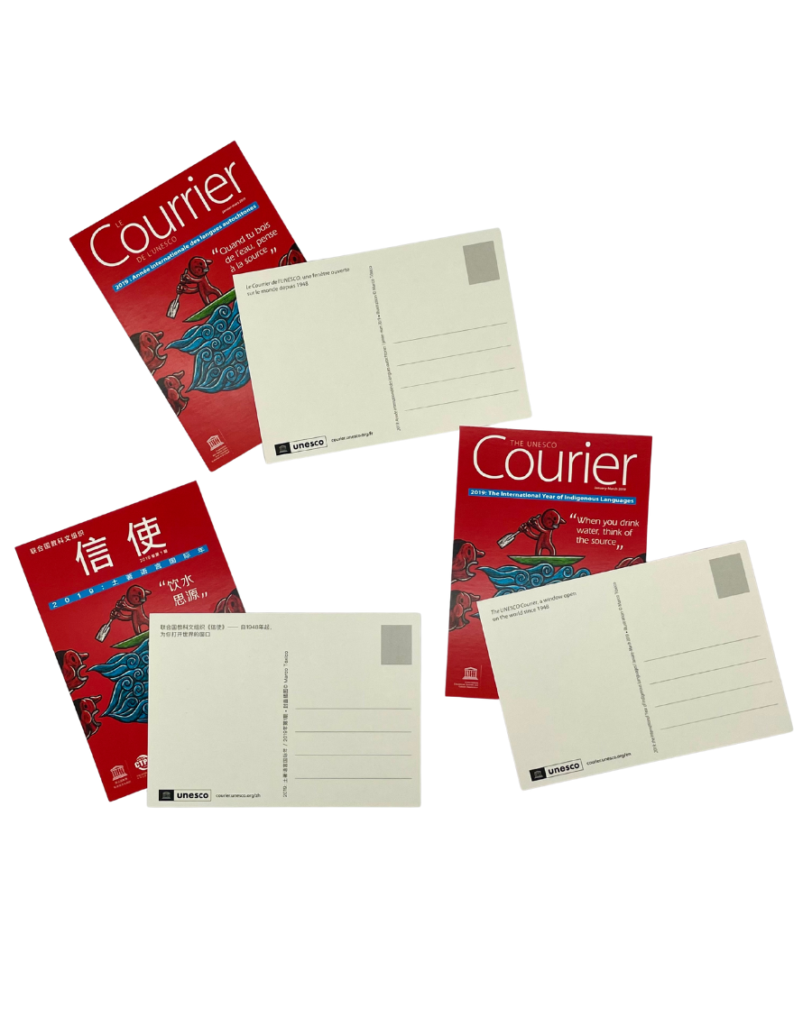 Carte Postale le Courrier de l'UNESCO : 2019 Année des langues autochtones