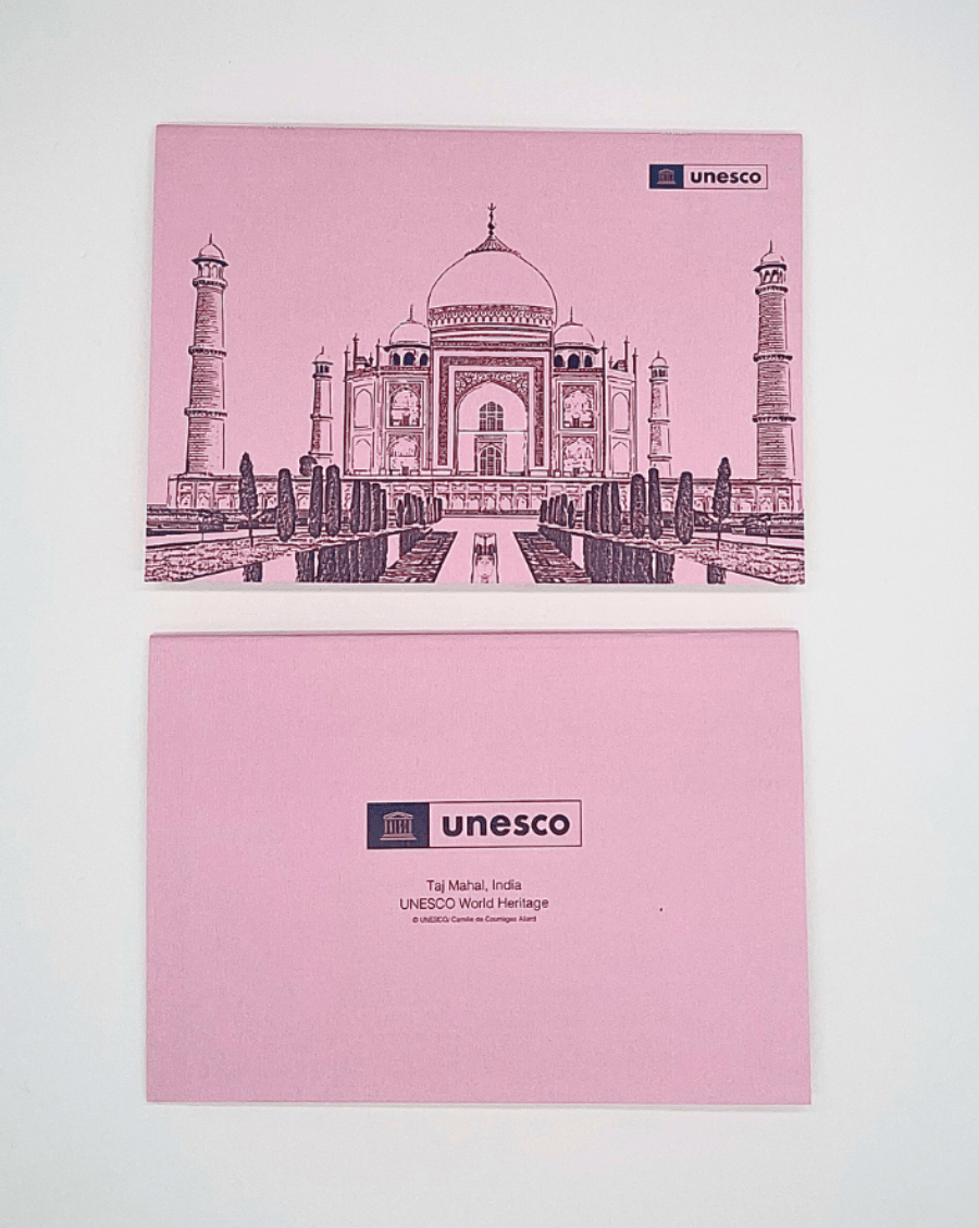 Cahier du Patrimoine Mondial : le Taj Mahal - Inde - UNESCO Shop