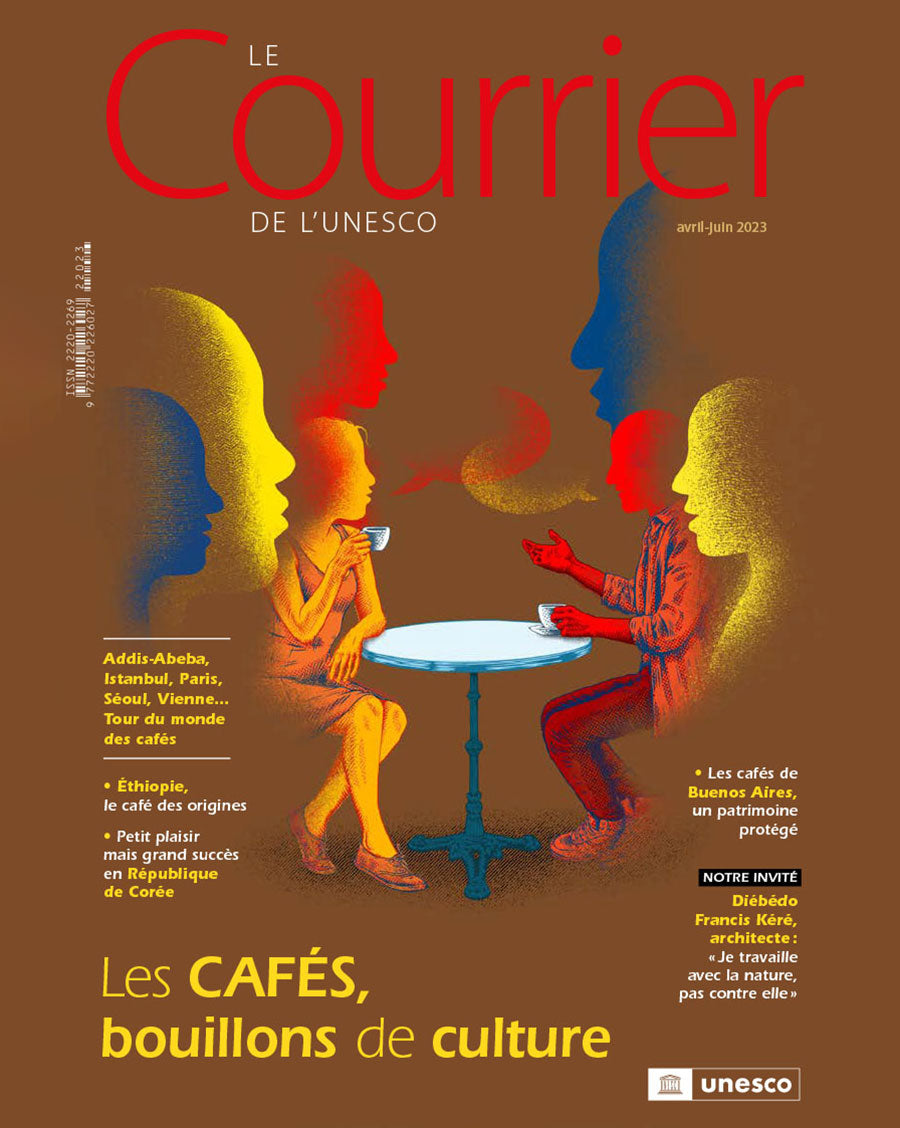Les cafés, bouillons de culture, Le Courrier de l'UNESCO, avril-juin 2023